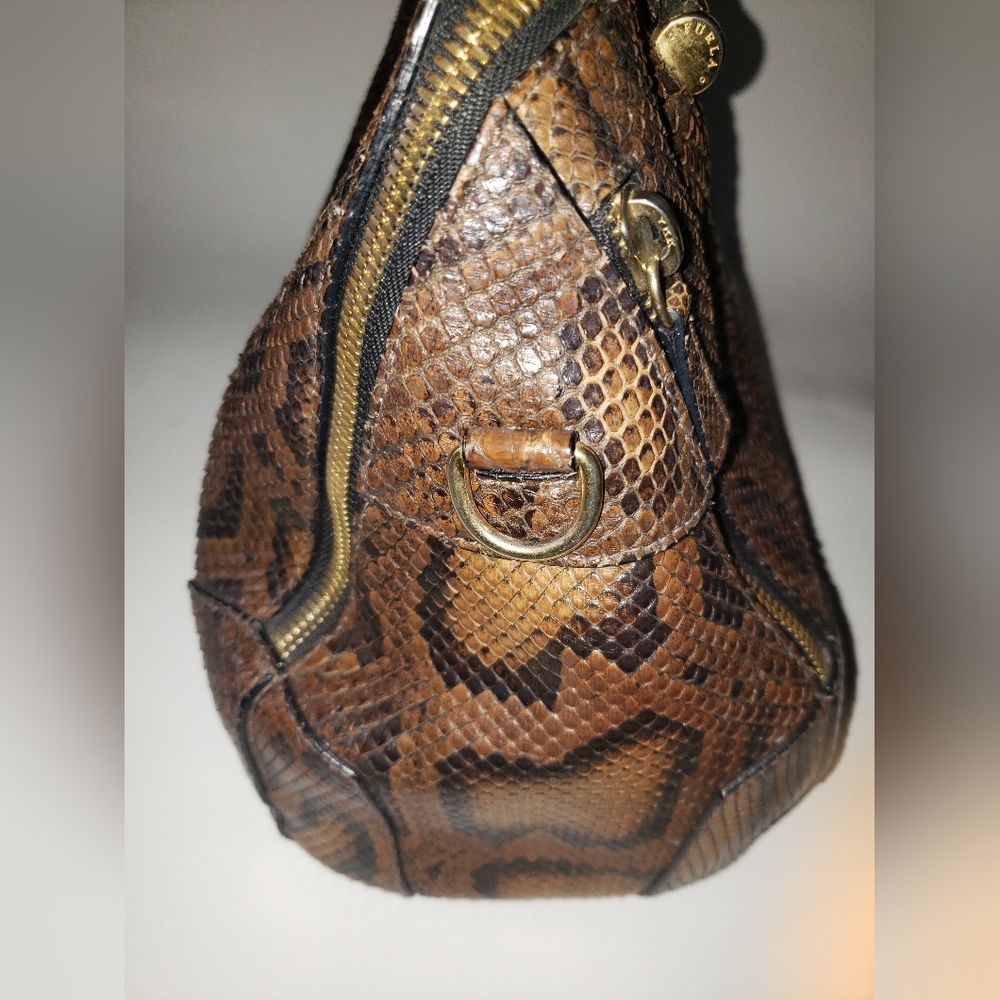Furla Rare Python Handbag NWOT - Picture 5 of 13